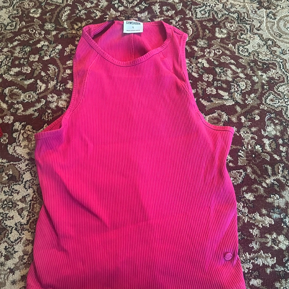 Gymshark hot pink workout top